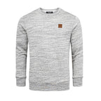 Grå melange sweatshirt - Herrtröja