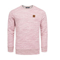 Vinröd melange herrtröja - Sweatshirt