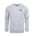 Sweatshirts melange färgade herrtröjor i fler färgval blå