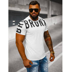 Vit kortärmad tröja - T-shirt Bronx sidan