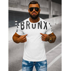 Vit kortärmad tröja - T-shirt Bronx framifrån