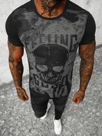 Herr T-shirts - Printed front - 4 olika färger - Utförsäljning