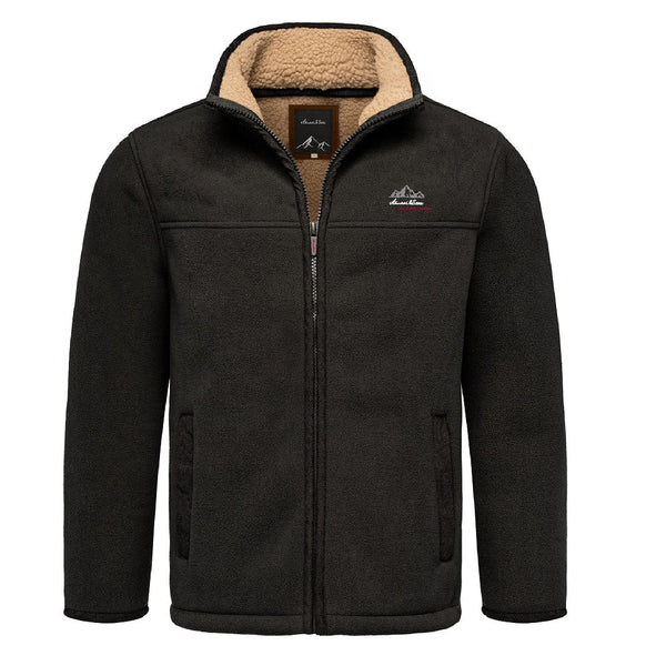 Svart herrjacka fleece - Vinterjacka