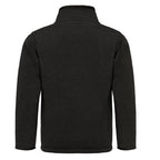 Svart herrjacka fleece - Vinterjacka bakifrån