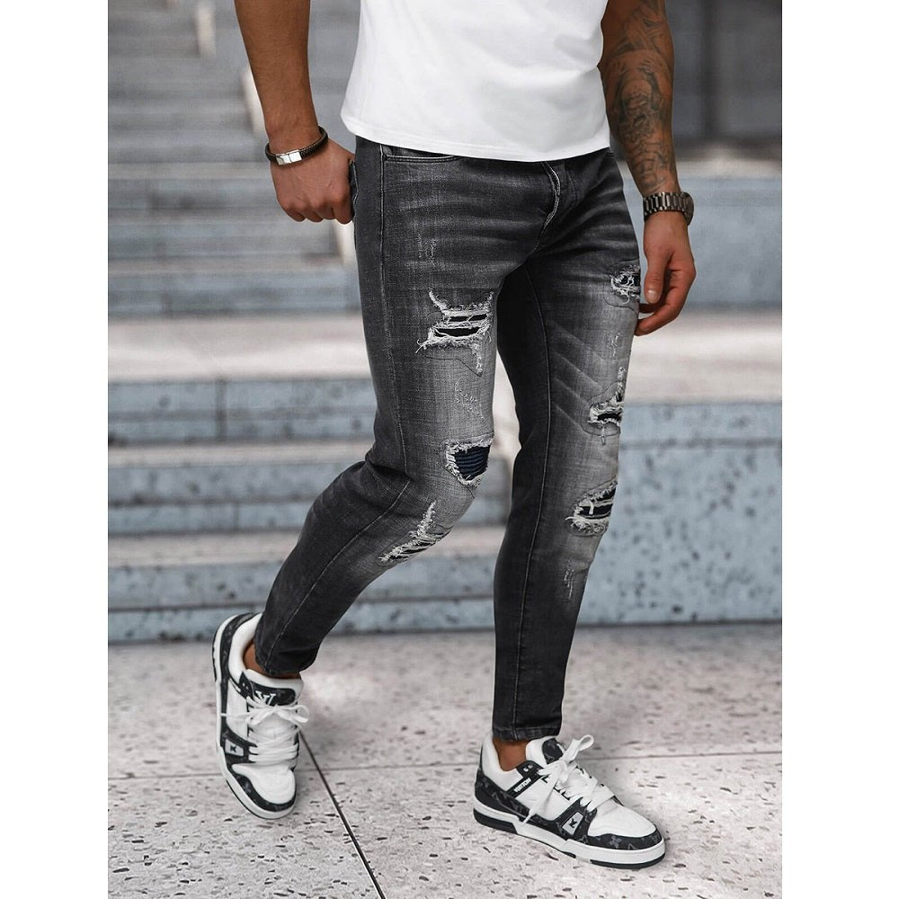 Slim Fit Jeans - Svarta Herrjeans sidan