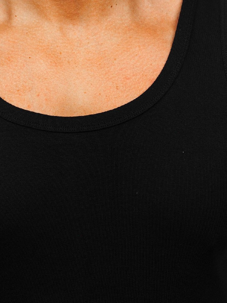 Linne 100% bomull - Herrlinne svart zoomad