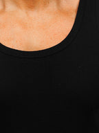 Linne 100% bomull - Herrlinne svart zoomad