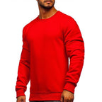 Röd sweatshirt - herrtröja sida