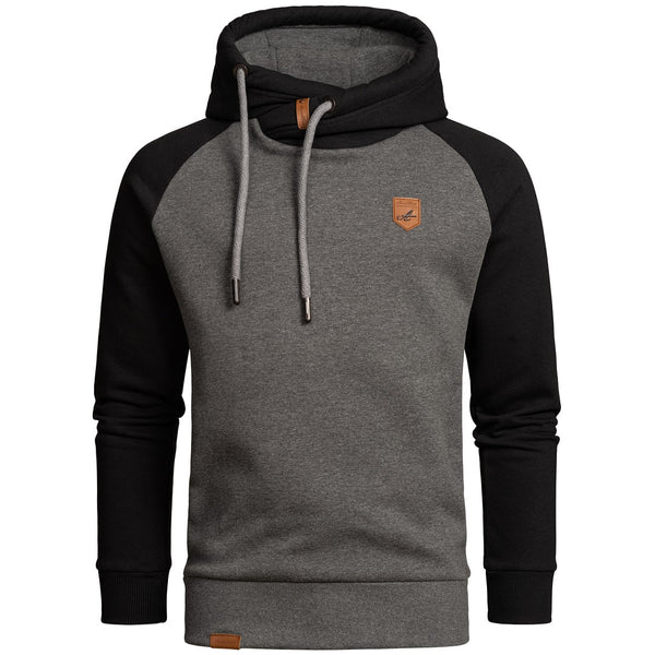 Amaci & sons mörkgrå hoodie 