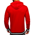 Hoodie Herr - Röd herrtröja med luva