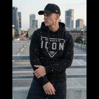 Icon hoodie svart