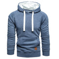 Hoodies herrtröjor med luva blå