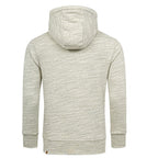 Herrtröjor med luva - Hoodies melange i flera färgval grön bakifrån