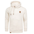 Herrtröjor med luva - Hoodies melange i flera färgval beige