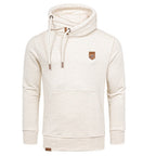 Herrtröjor med luva - Hoodies melange i flera färgval beige