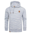 Herrtröjor med luva - Hoodies melange i flera färgval blå