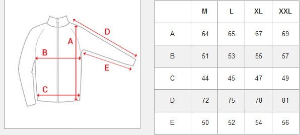 Basic Solid huvtröja - Herrtröja med luva storlekstabell