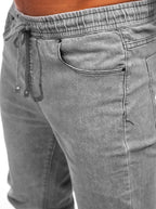 GC-Grå herrbyxa - Jeans joggers zoomad
