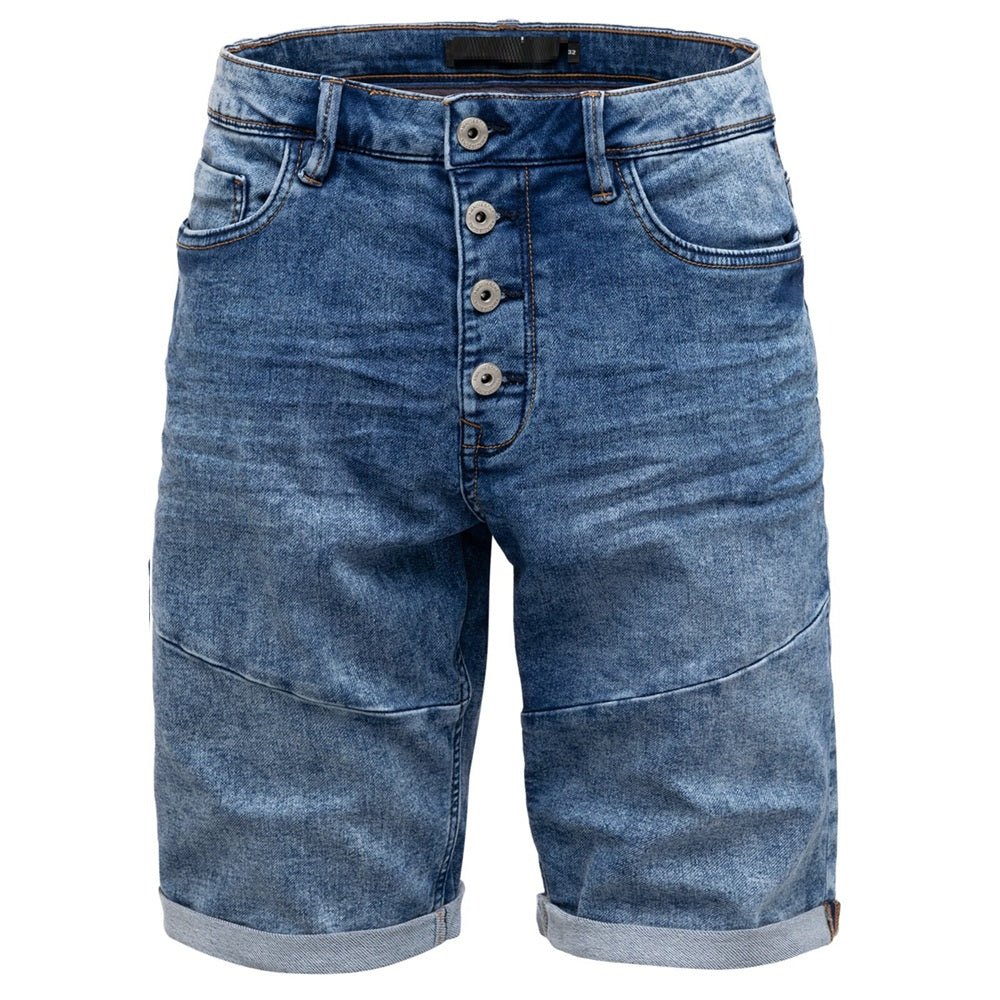 Denim shorts för herr - Jeansshorts från Amaci & Sons framifrån