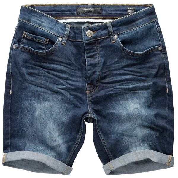 Jeansshorts herr mörkblåa från Amaci & Sons