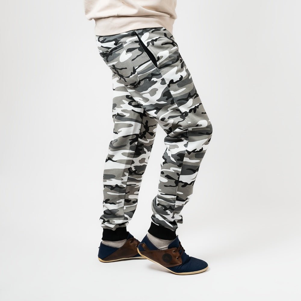 Camouflage Mjukisbyxor stockholm från sidan