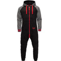 Supersköna onesies med luva - Unisex Jumpsuits - svart och röd