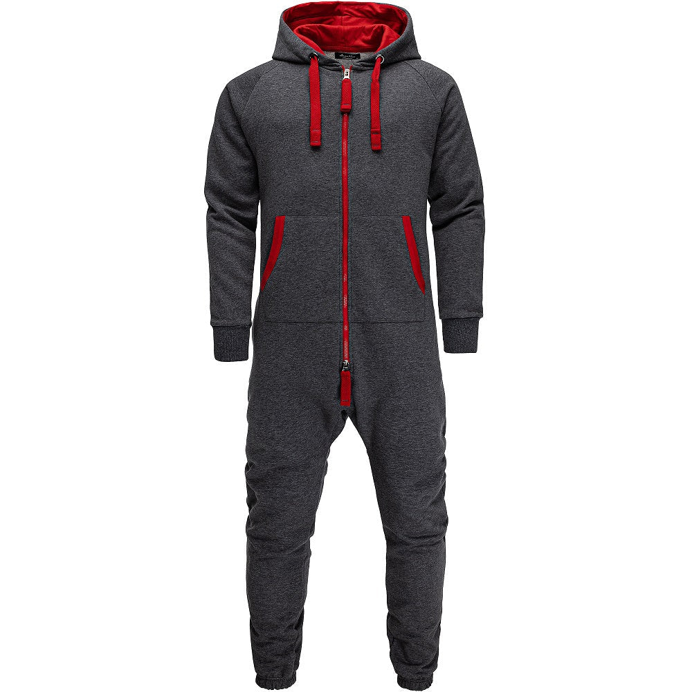 Mysiga Jumpsuits unisex - Stilrena onesies mörkgrå
