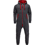 Mysiga Jumpsuits unisex - Stilrena onesies mörkgrå