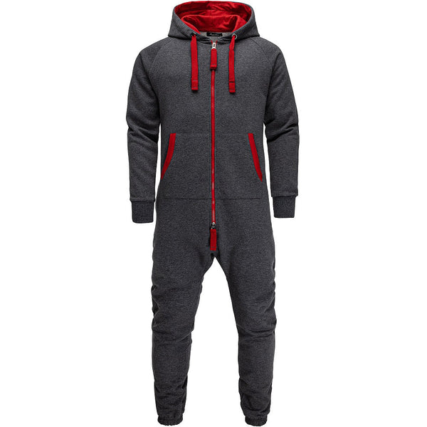 Mysiga Jumpsuits unisex - Stilrena onesies mörkgrå