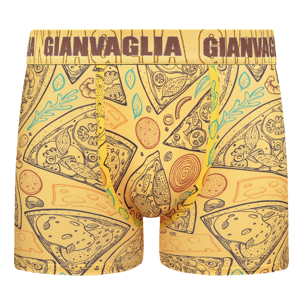 Fräcka billiga kalsonger i storpack med pizza motiv