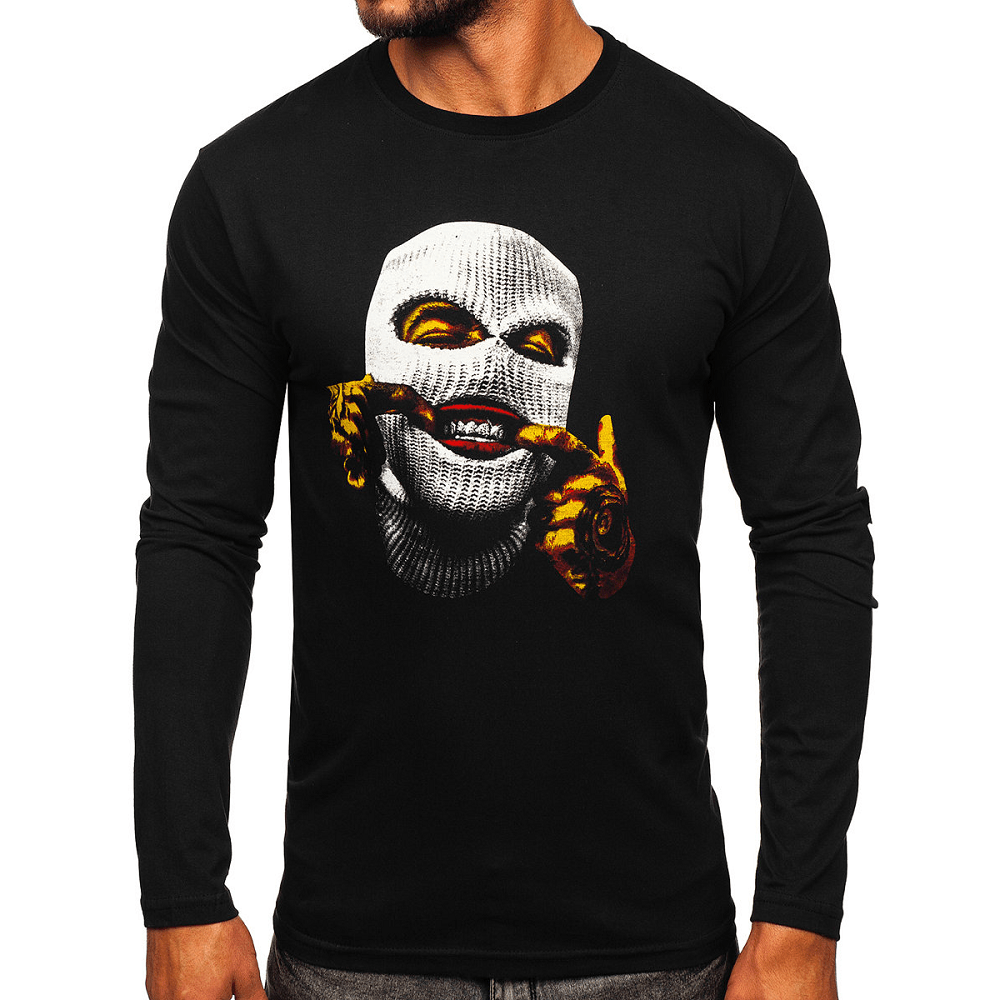 Långärmad Herrtröja - printed longsleeve