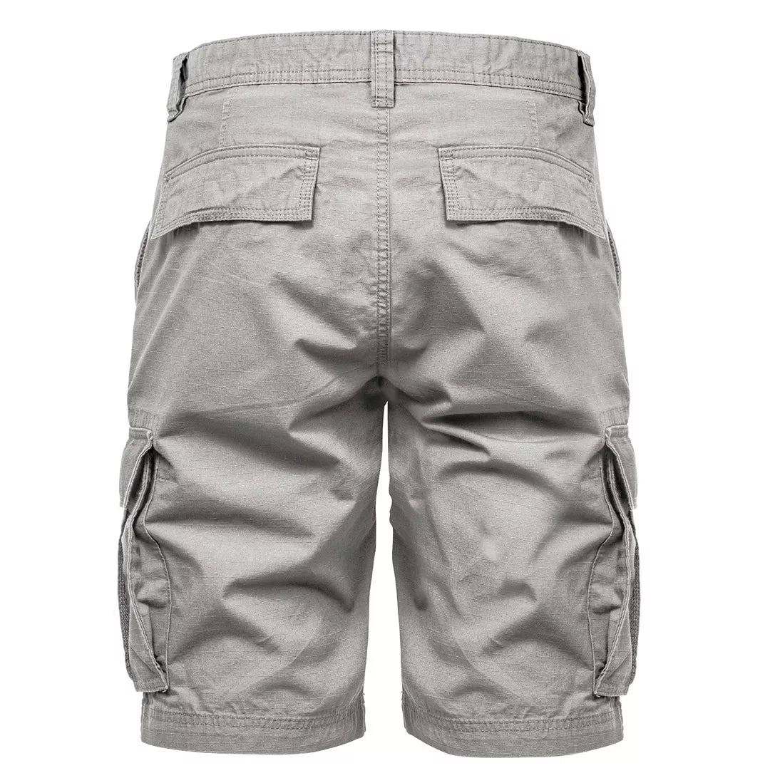 Cargoshorts herr ljusgråa från Amaci & Sons bakifrån