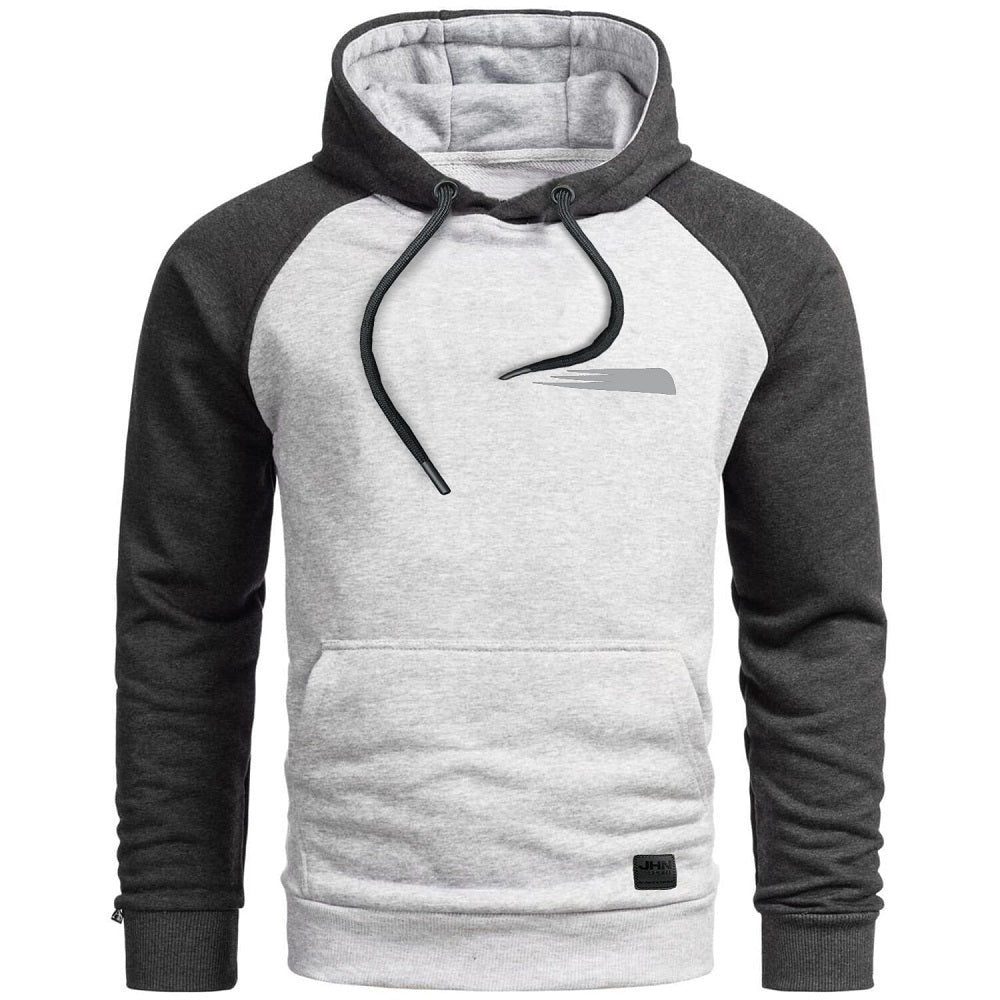 Hoodie JHNsport kollektion - Ljusgrå herrtröja