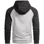 Hoodie JHNsport kollektion - Ljusgrå herrtröja bakifrån