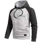 Hoodie JHNsport kollektion - Ljusgrå herrtröja framifrån
