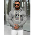 Hoodie Chicago - Grå Luvtröja Herr