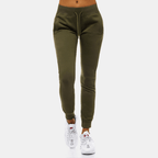 Militärgröna Mjukisbyxor - Sweatpants Dam