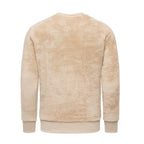 Beige fleecetröja Herr bakifrån