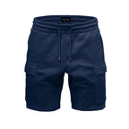 Mörkblå cargo shorts herr från Amaci & Sons