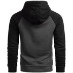 Hoodie mörkgrå JHNsport kollektion bakifrån