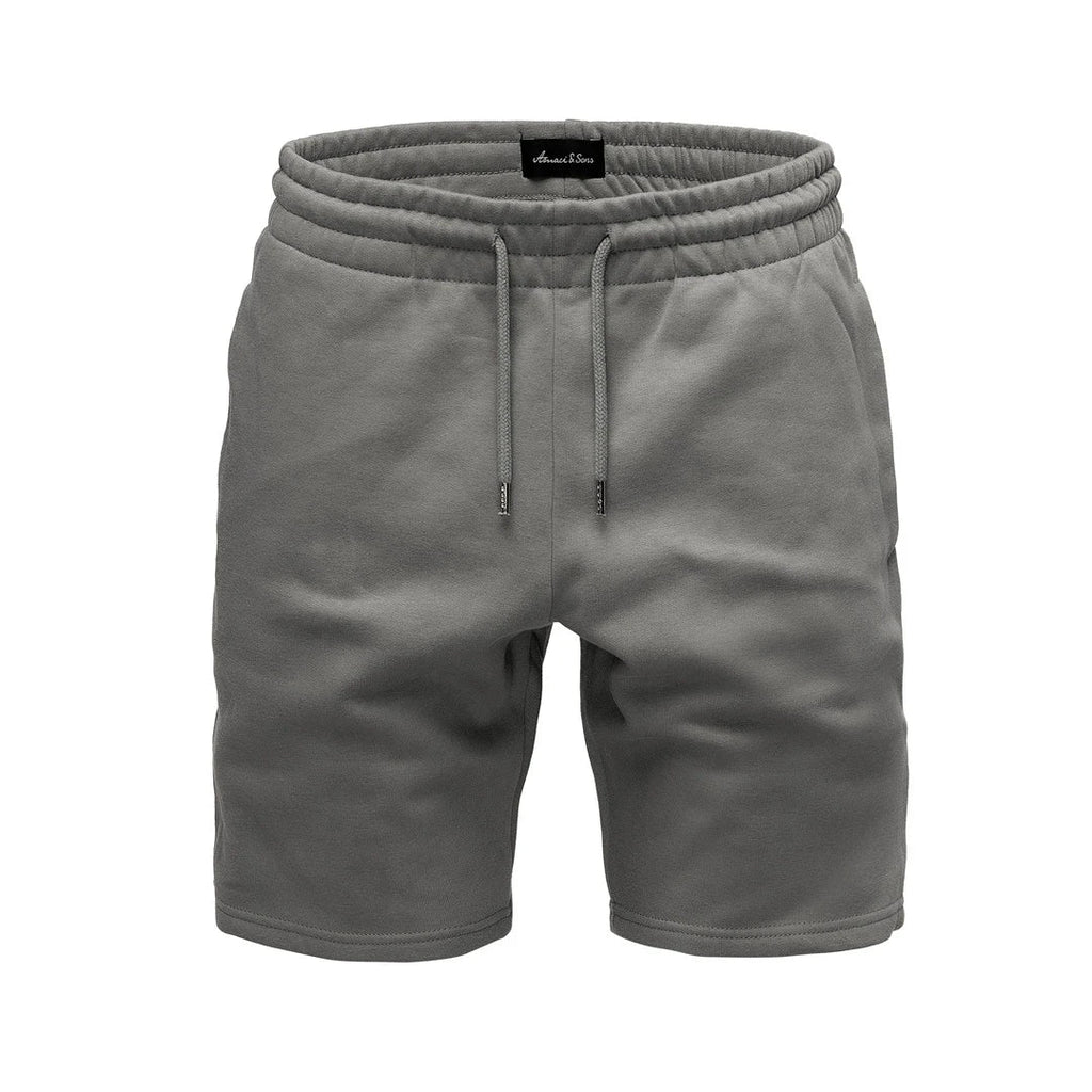 Mörkgråa mjukisshorts från Amaci & Sons