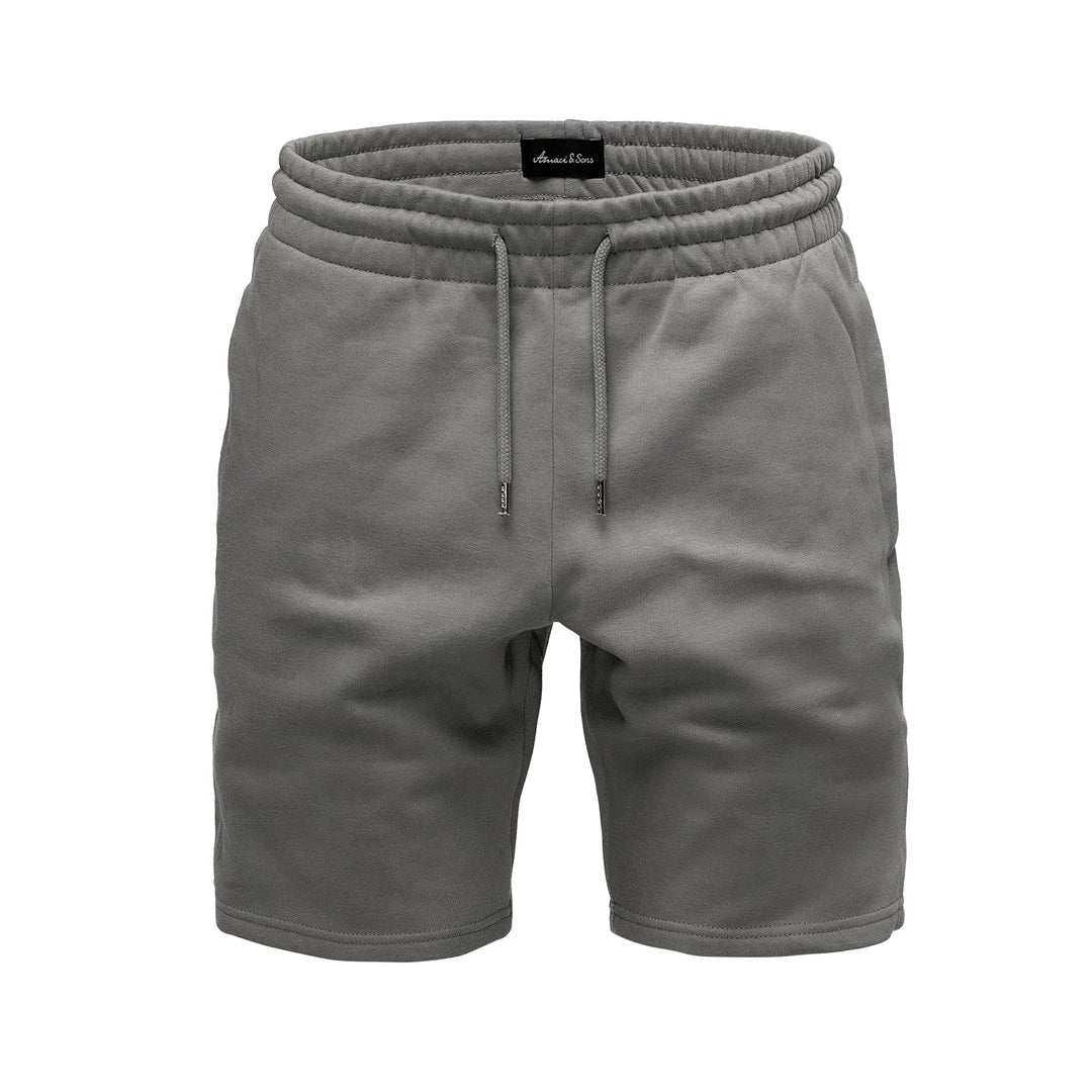 Mörkgråa mjukisshorts från Amaci & Sons