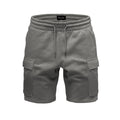 Mörkgrå cargo mjukisshorts från Amaci & Sons