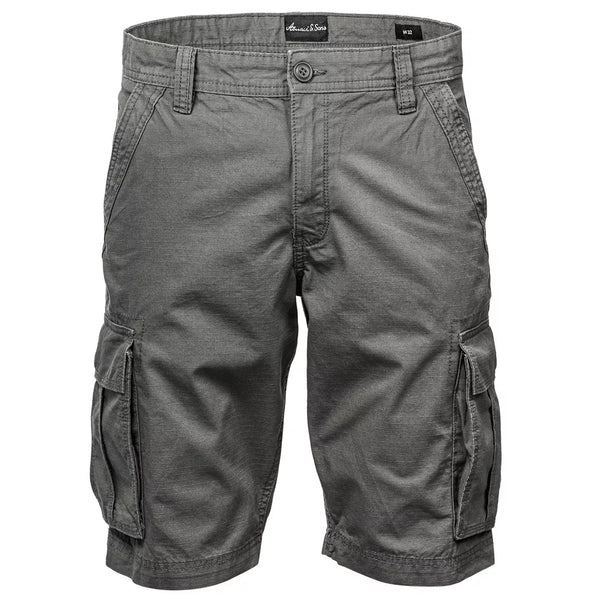 Mörkgråa cargoshorts från Amaci & Sons