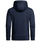 Amaci & Sons Marinblå Hoodie Herr N4054