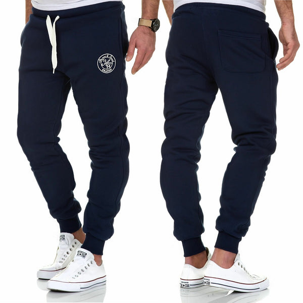 Herrbyxor mjukisbyxor navyblåa