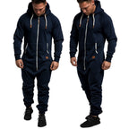 Navyblå onesie med luva 499 kr - Gosig jumpsuit