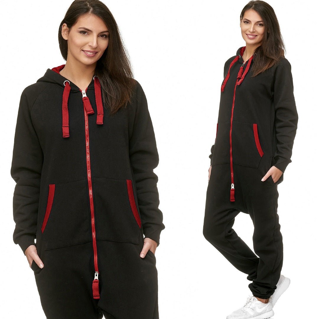 Onesie med luva - Jumpsuit med mysfaktor