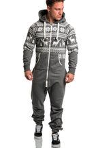 Onesie Unisex Mörkgrå jumpsuit