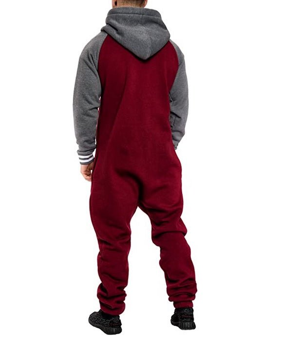 Onesies Unisex vinröd  | Jumpsuit